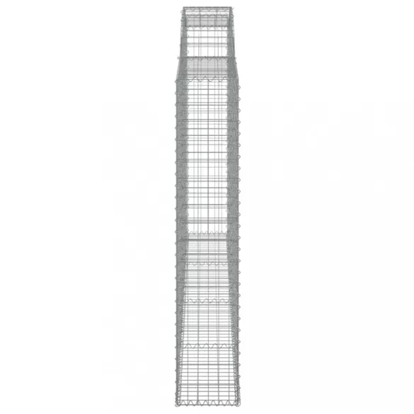 íves horganyzott vas gabion kosár 300 x 30 x 160/180 cm