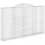 íves horganyzott vas gabion kosár 300 x 30 x 180/200 cm