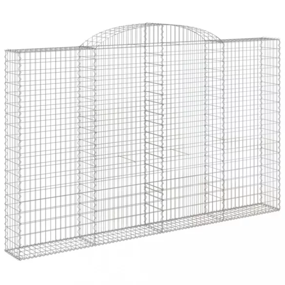 íves horganyzott vas gabion kosár 300 x 30 x 180/200 cm