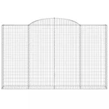 íves horganyzott vas gabion kosár 300 x 30 x 180/200 cm
