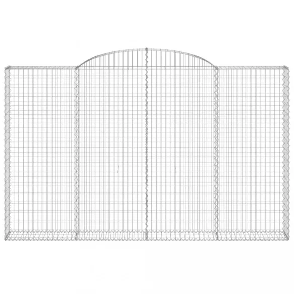 íves horganyzott vas gabion kosár 300 x 30 x 180/200 cm
