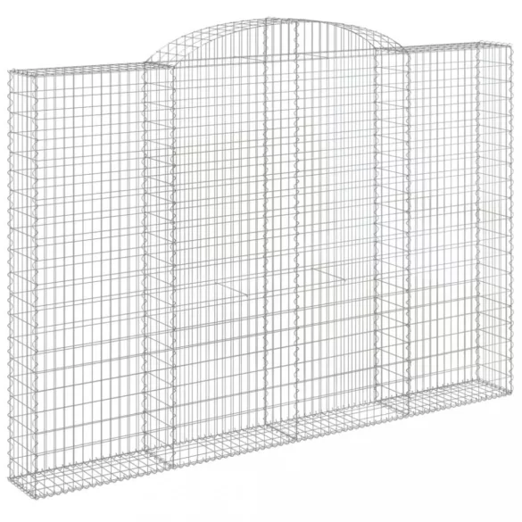 íves horganyzott vas gabion kosár 300 x 30 x 200/220 cm