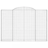 íves horganyzott vas gabion kosár 300 x 30 x 200/220 cm