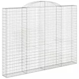 íves horganyzott vas gabion kosár 300 x 30 x 220/240 cm