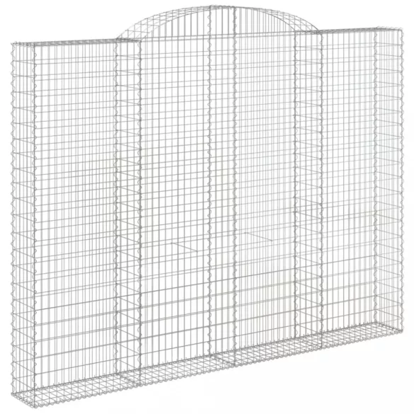 íves horganyzott vas gabion kosár 300 x 30 x 220/240 cm