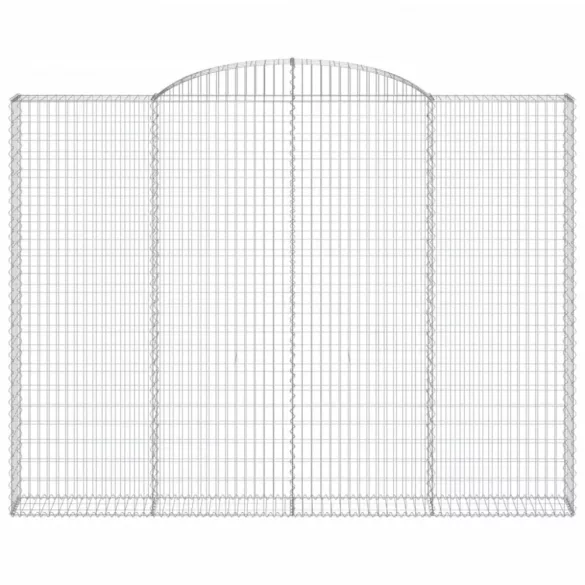 íves horganyzott vas gabion kosár 300 x 30 x 220/240 cm