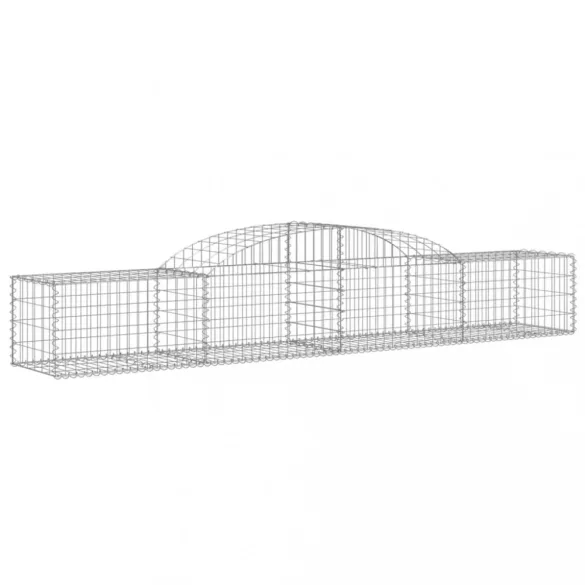 íves horganyzott vas gabion kosár 300 x 50 x 40/60 cm