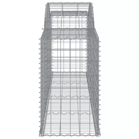 íves horganyzott vas gabion kosár 300 x 50 x 80/100 cm