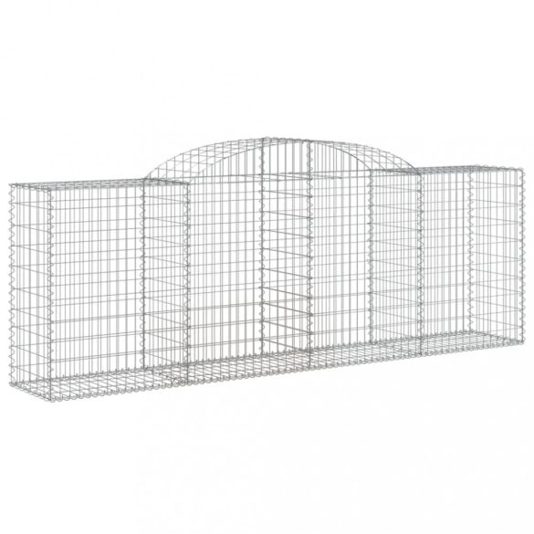 íves horganyzott vas gabion kosár 300 x 50 x 100/120 cm