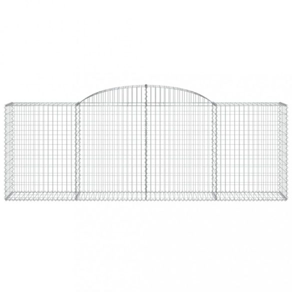 íves horganyzott vas gabion kosár 300 x 50 x 100/120 cm