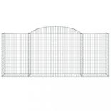 íves horganyzott vas gabion kosár 300 x 50 x 120/140 cm