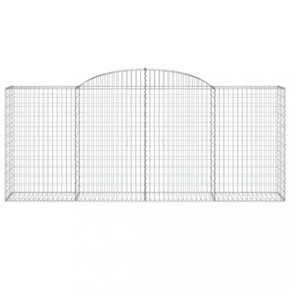íves horganyzott vas gabion kosár 300 x 50 x 120/140 cm