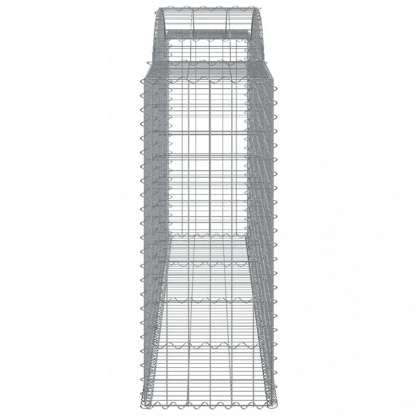 íves horganyzott vas gabion kosár 300 x 50 x 120/140 cm