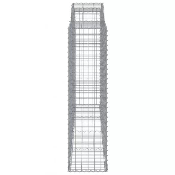 íves horganyzott vas gabion kosár 300 x 50 x 180/200 cm