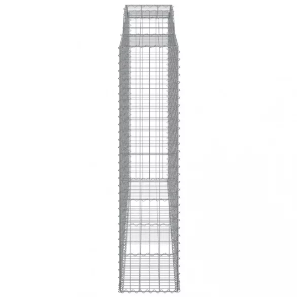 íves horganyzott vas gabion kosár 300 x 50 x 200/220 cm