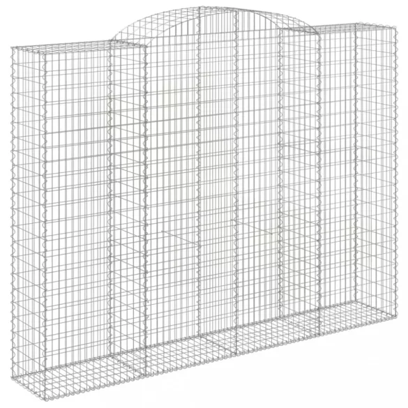 íves horganyzott vas gabion kosár 300 x 50 x 220/240 cm
