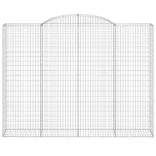 íves horganyzott vas gabion kosár 300 x 50 x 220/240 cm