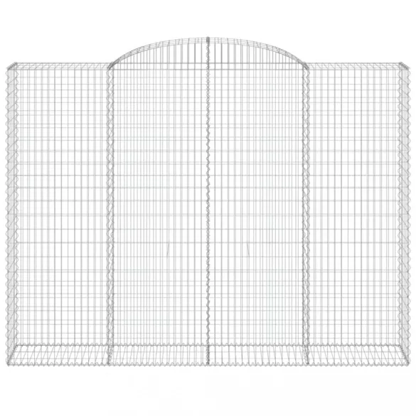 íves horganyzott vas gabion kosár 300 x 50 x 220/240 cm