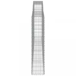 íves horganyzott vas gabion kosár 400x30x140/160 cm