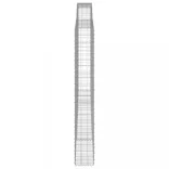 íves horganyzott vas gabion kosár 400x30x220/240 cm