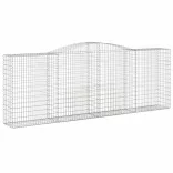 íves horganyzott vas gabion kosár 400x50x140/160 cm