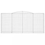 íves horganyzott vas gabion kosár 400x50x180/200 cm