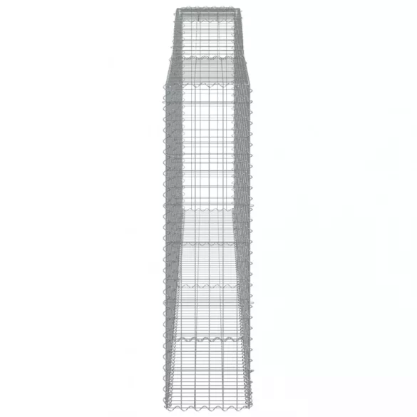 íves horganyzott vas gabion kosár 400x50x180/200 cm