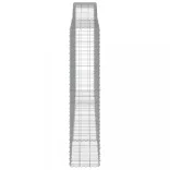 íves horganyzott vas gabion kosár 400x50x220/240 cm