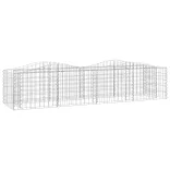 íves horganyzott vas gabion magaságyás 200x50x50 cm