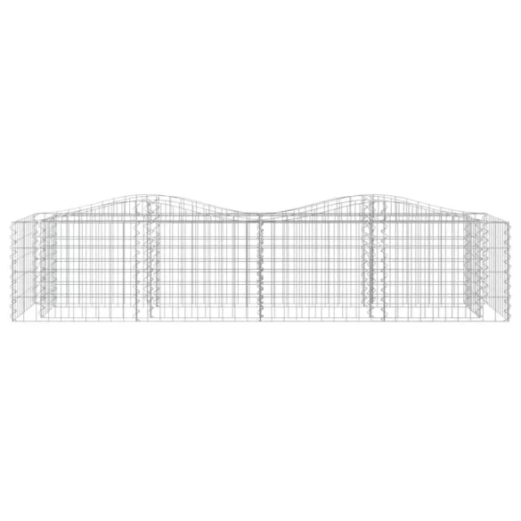 íves horganyzott vas gabion magaságyás 200x50x50 cm