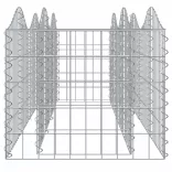 íves horganyzott vas gabion magaságyás 200x50x50 cm