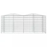 íves horganyzott vas gabion magaságyás 200x50x100 cm