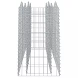 íves horganyzott vas gabion magaságyás 200x50x100 cm