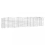 íves horganyzott vas gabion magaságyás 400x50x100 cm