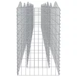 íves horganyzott vas gabion magaságyás 600 x 50 x 100 cm