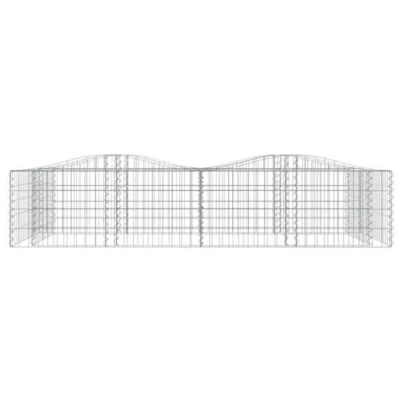 íves horganyzott vas gabion magaságyás 200x100x50 cm