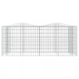 íves horganyzott vas gabion magaságyás 200 x 100 x 100 cm