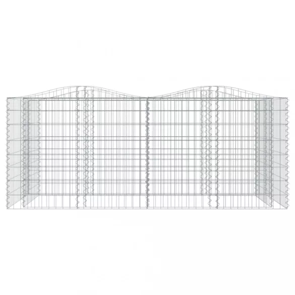 íves horganyzott vas gabion magaságyás 200 x 100 x 100 cm