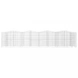 íves horganyzott vas gabion magaságyás 400 x 100 x 100 cm