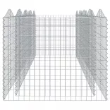 íves horganyzott vas gabion magaságyás 400 x 100 x 100 cm