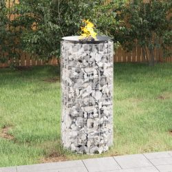 horganyzott vas gabion tűzrakó Ø 50 cm