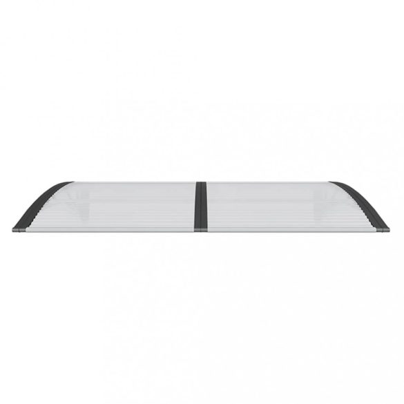 fekete polikarbonát ajtóelőtető 150 x 100 cm