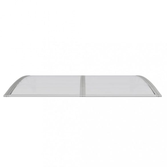 szürke polikarbonát ajtóelőtető 150 x 100 cm