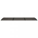 fekete polikarbonát ajtóelőtető 300 x 100 cm