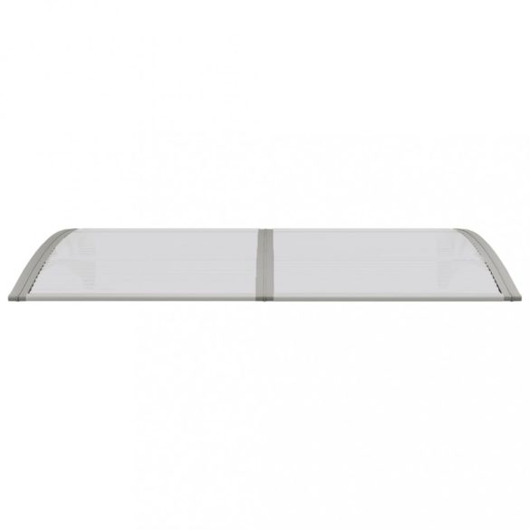 szürke polikarbonát ajtóelőtető 150 x 75 cm