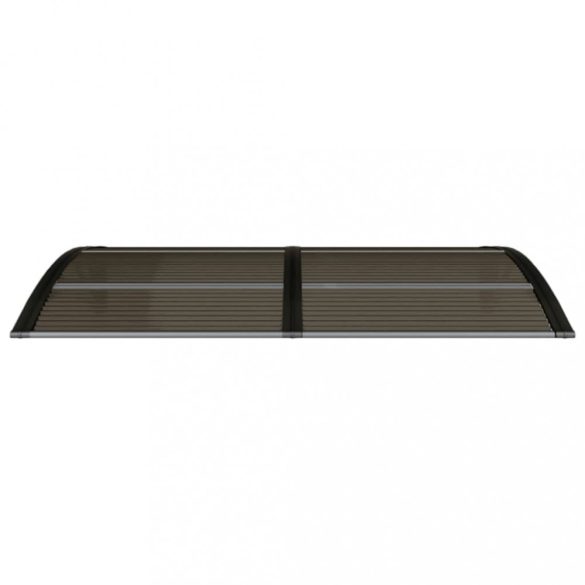 fekete polikarbonát ajtóelőtető 150 x 75 cm