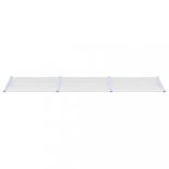 szürke és átlátszó polikarbonát ajtóelőtető 358,5 x 90 cm