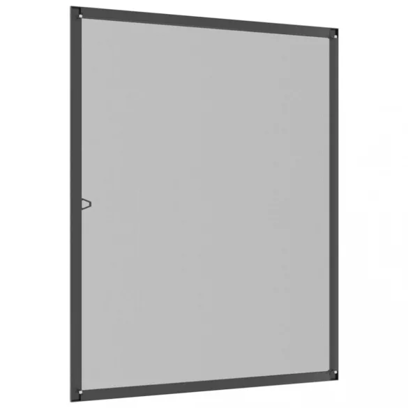 antracitszürke ablakszúnyogháló 80x100 cm