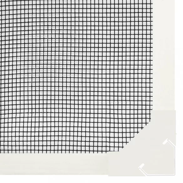 fehér mágneses ablakszúnyogháló 80 x 140 cm
