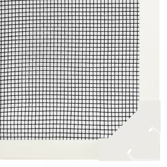 fehér mágneses ablakszúnyogháló 130 x 150 cm